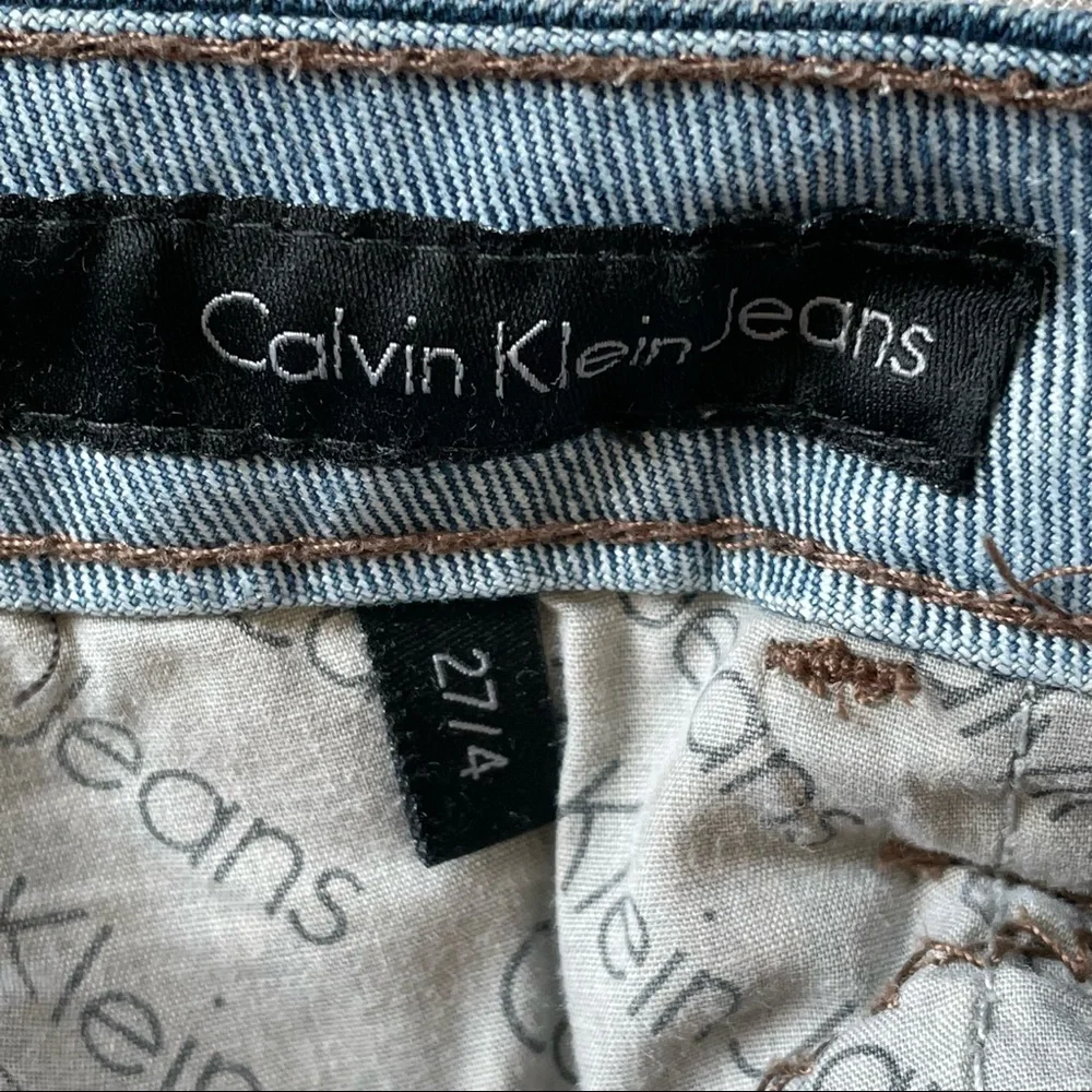 Calvin Klein Stretch Flare Mid Rise Jeans Size: 27/4 - Picture 7 of 16